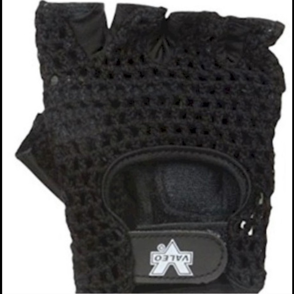 Black Ocelot Veleo Wrist Wrap Workout Gloves NWT